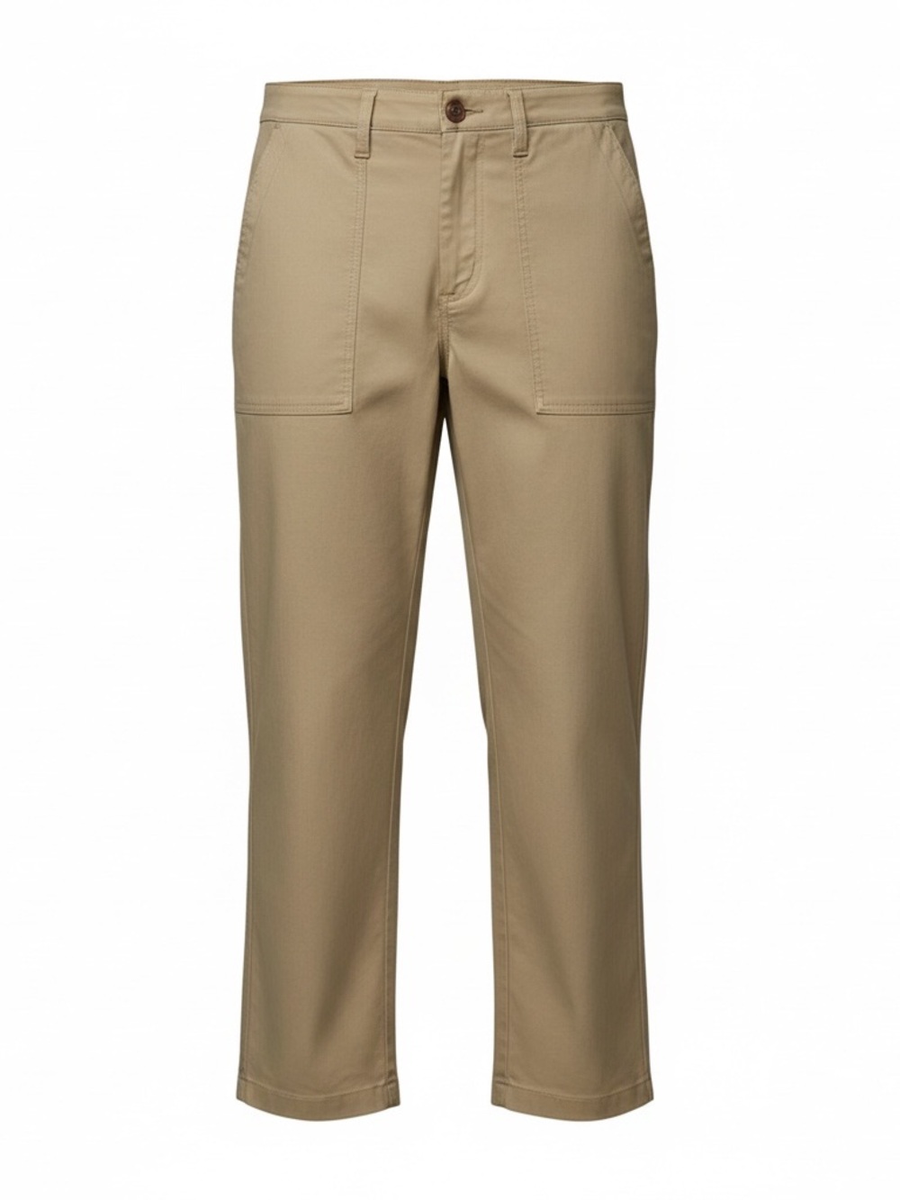 Banana Republic Women's Straight-Leg Crop Pants in Tan